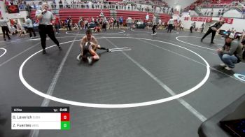 67 lbs Final - Gunner Leverich, Cushing vs Zaivian Fuentes, Wesley Wrestling Club