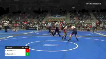 110 lbs Quarterfinal - Kolton Wymer, Ohio Crazy Goats vs Cole Sackett, Jackson County