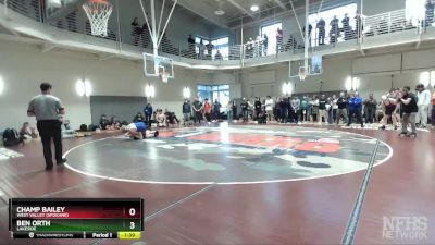 165 lbs Cons. Round 2 - Ben Orth, Lakeside vs Champ Bailey, West Valley (Spokane)