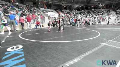 61 lbs Consi Of 16 #1 - Thomas Underwood, Owasso Takedown Club vs Michael Holloway, Team Nomad