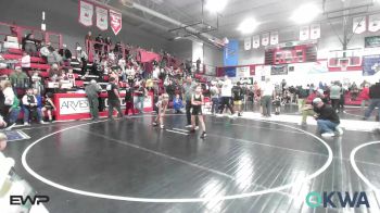 70 lbs Quarterfinal - Jaxson Pina, Gravette Wrestling Club vs Jasper Franklin, Vinita Kids Wrestling