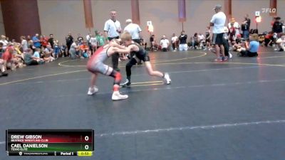 70 lbs Cons. Round 2 - Cael Danielson, Texas Elite vs Drew Gibson, Beatrice Wrestling Club