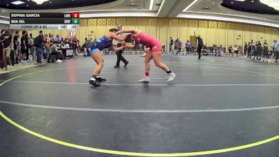 136 lbs Consi Of 8 #2 - Sophia Garcia, Lancer WC vs Mia Gil, Surfside Rtc
