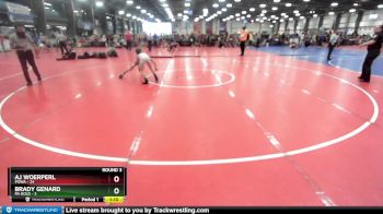 80 lbs Rd# 6- 9:00am Saturday Final Pool - Aj Woerperl, POWA vs Brady Genard, PA Gold