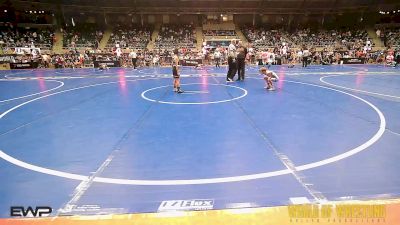 55 lbs Round Of 16 - Ezra Taussig, Greater Heights Wrestling vs Declan Espinosa, Rough House