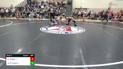 120 lbs Champ. Round 1 - Levi Engen, Belgrade Brooten Elrosa vs Dominic Ortiz-Lyons, Pinnacle Wrestling