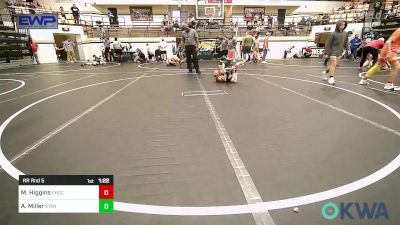 64 lbs Rr Rnd 5 - Maverick Higgins, Choctaw Ironman Youth Wrestling vs Ayson Miller, Standfast OKC