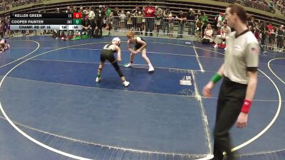 78 lbs Champ. Rd Of 16 - Keller Green, East Idaho Elite vs Cooper Painter, JWC