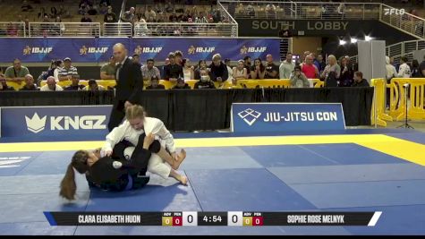 SOPHIE ROSE MELNYK vs CLARA ELISABETH HUON 2026 Pan Jiu Jitsu IBJJF Championship