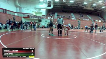 175 lbs 1st Place Match - John Bair, The Fort Hammers Wrestling vs Garrett Deuser, Club Madison Wrestling