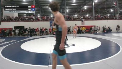 70 kg Champ. Rd Of 256 - Dominic DiTullio, Ohio vs Lane Button, Chippewa Wrestling Club