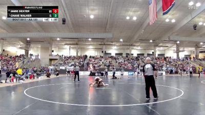 AA 120 lbs Champ. Round 1 - Chase Walker, Cleveland High School vs Jamie Dexter, West Creek High School