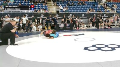 135 lbs Cons. Sub-rd Of 32 - Caroline Balica, Indiana vs Shreevidya Rohini, Florida