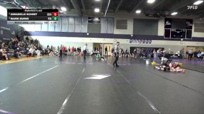 110 lbs Quarterfinal - Annabelle Rohret, Cedar Falls vs Marie Burns, Prairie, Cedar Rapids