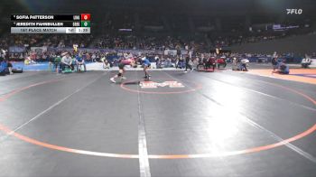 6A/5A Girls 105 1st Place Match - Jeredith Fahnbulleh, Gresham Girls vs Sofia Patterson, Lincoln Girls