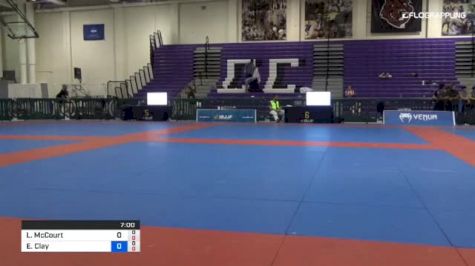 Leah McCourt vs Elisabeth Clay 2018 Pan Jiu-Jitsu IBJJF No Gi Championship