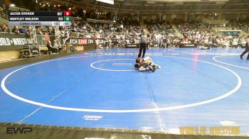 75 lbs Consolation - Jacob Stoker, Mat Psycho vs Bentley Melson, Backyard Brawlers