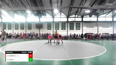 185-202 lbs Semifinal - Gabe Deltoro, TJ Trained Wrestling vs James Long, Knoxville