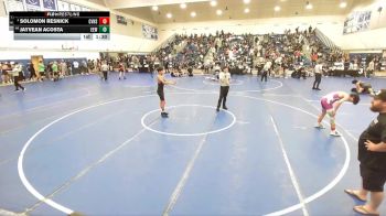 132 lbs Champ. Round 3 - Solomon Resnick, Capistrano Valley High School vs Jayvean Acosta, Eastvale Elite Wrestling