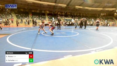 Rr Rnd 5 - Easton Rowe, Ponca City Wildcat Wrestling vs Grayson Schafer, Bartlesville Wrestling Club