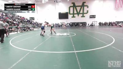 175 lbs 7th Place Match - Dimitry Sirotnik, Santa Monica vs Alberto Olague, Poly/Long Beach