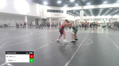 190 lbs Consi Of 8 #2 - Wesley Lorn, Artesia Wrestling vs Lj Olson, The 300