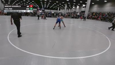 190 lbs Cons. Sub-rd Of 16 - Cael Fier, Berge Elite Wrestling Academy vs Marcus Patranella, Grind Wrestling Club