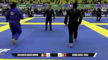 Debora Costa B. Vieira vs Lara Shalita Araújo Amorim 2025 Brasileiro Jiu-Jitsu IBJJF