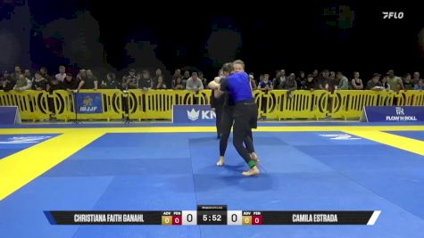 Camila Estrada vs Christiana Faith Ganahl 2025 Pan IBJJF Jiu-Jitsu No-Gi Championship