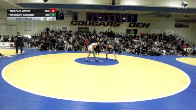 123 lbs Semifinal - Rocklin Zinkin, Buchanan vs Zachary Samano, Chino