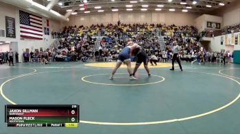 215 lbs Champ. Round 2 - Mason Fleck, ROOTSTOWN vs Jaxon Sillman, NORTHWEST