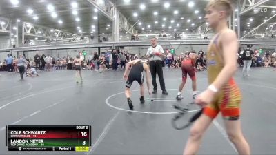 120 lbs Semis (4 Team) - Caleb Kosko, Grit Mat Club vs Brett Alexander, Top Dawg Academy