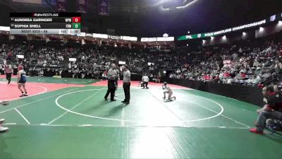 98 lbs Champ. Round 1 - Aundrea Garinger, WPW1 vs Sophia Shell, FDMA