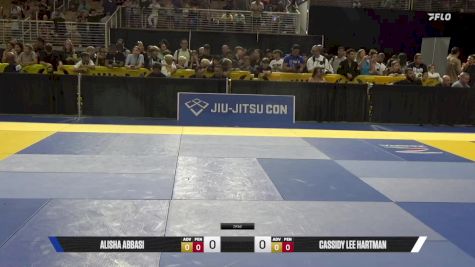 Alisha Abbasi vs Cassidy Lee Hartman 2025 Pan Kids Jiu-Jitsu IBJJF Championship