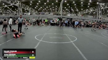 68 lbs Round 3 (6 Team) - Blake Fowler, Xtreme Team vs Evan Bender, Mat Warriors Red