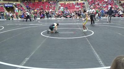 70 lbs Champ. Round 2 - Prestigious Connally, Hays Wrestling Club vs Evie Bonewell, Texas Elite