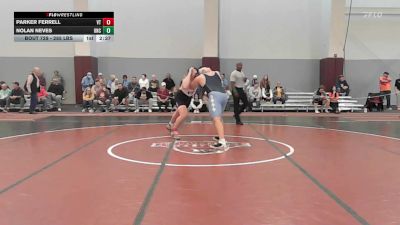 285 lbs Quarterfinal - Parker Ferrell, Virginia Tech vs Nolan Neves, North Carolina
