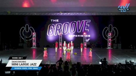 DanceWorks - Mini Large Jazz [2025 Youth - Pom - Small Day 1] 2025 Athletic Championships Nationals & Dance Grand Nationals