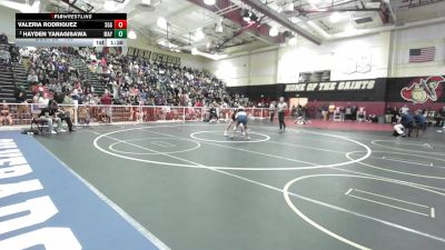 100 lbs Champ. Round 1 - Valeria Rodriguez, Santiago/GG vs Hayden Yanagisawa, Mayfair