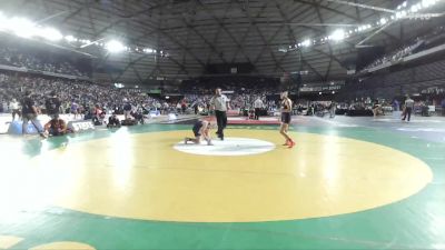 Girls 3A 145 lbs Champ. Round 2 - Kianna Gutierrez-Munoz, Hermiston (Girls) vs Sarah Norton, Shorewood (Girls)