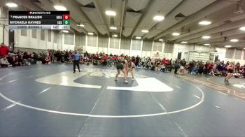 145 lbs Cons. Round 2 - Mychaela Haynes, Little Axe vs Frances Bralish, Holy Family