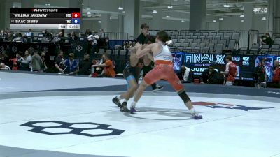 55 kg Champ. Rd Of 16 - William Jakeway, OTC vs Isaac Gibbs, Tiger Wrestling Club