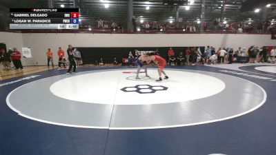 70 kg Cons. Quarters - Gabriel Delgado, Southwest Wrestlling Club vs Logan W. Paradice, Panther Wrestling Club RTC