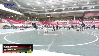 72 lbs Cons. Round 5 - Bowen Freisberg, Caney Valley vs Easton Mitchell, WWC