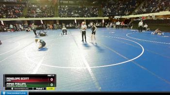 80-87 lbs Round 2 - Penelope Scott, Iowa vs Piper Phillips, Immortal Athletics WC