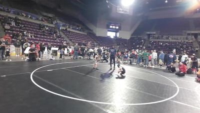 49 lbs Quarters - Kashton Kaylor, Team Aggression Wrestling Club vs Elijah Beck, Top Rank