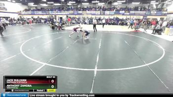 133 lbs Champ. Round 2 - Anthony Zamora, Wheaton (IL) vs Jack Sullivan, Wisconsin-Platteville