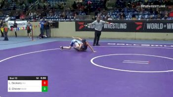 92 lbs Quarterfinal - Landen Dockery, Division Bell Wrestling vs Dominic Chavez, Moore Youth Wrestling