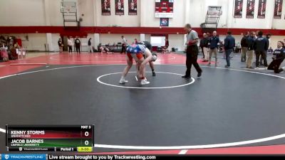 285 lbs Quarterfinal - Jacob Barnes, Linfield University vs Kenny Storms, Unatattched