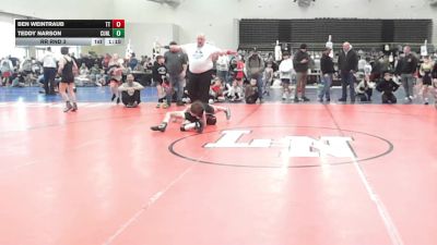 81 lbs Rr Rnd 3 - Ben Weintraub, Team Tugman - ESC vs Teddy Narson, Cunliffes Corner Black - ESC